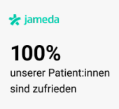 Jameda 100 % Patientenzufriedenheit